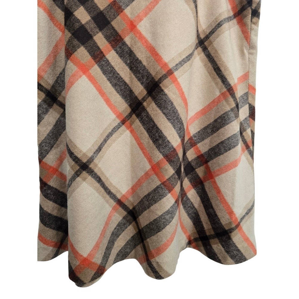 Chadwicks of Boston‎ Plaid Wool Skirt Size 14 Classic Preppy Cozy Fall Vintage - Picture 6 of 8